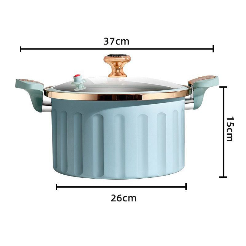 Non-stick Enamel Micro Pressure Cooker(Free Shipping)