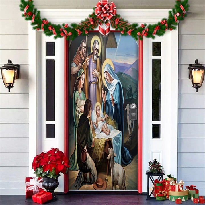 🎄Early Xmas Sales 🎅-Christmas 2025 Front Door Decoration🎅