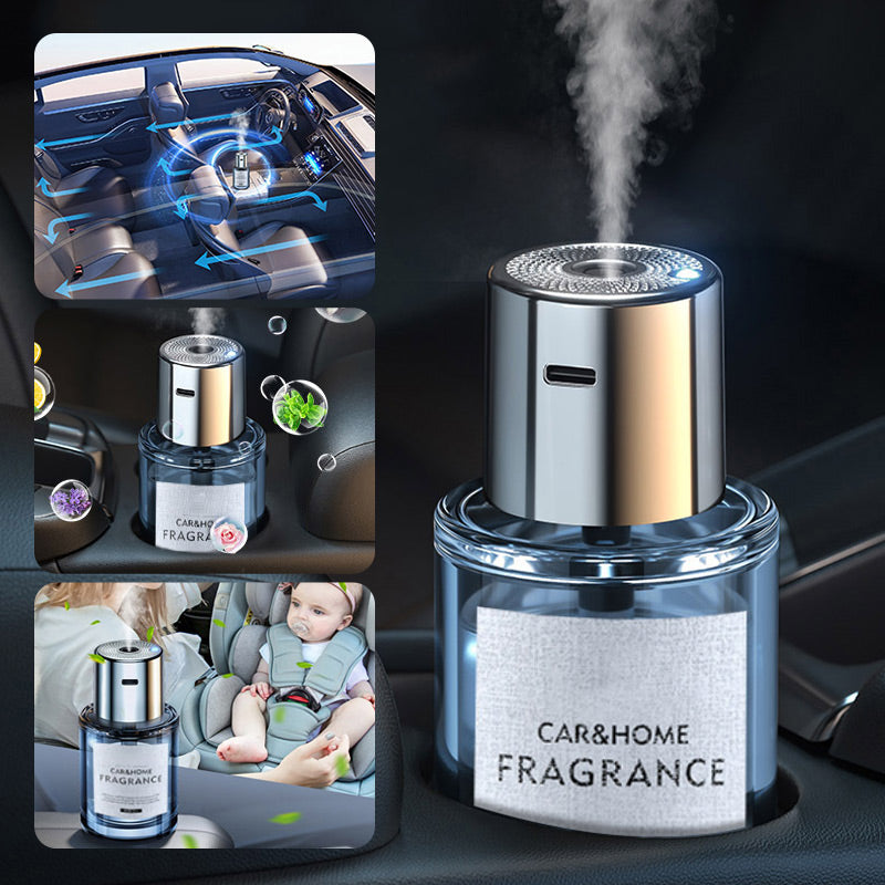 (Great Sale⛄BUY 2 Get 5% OFF)Smart Ultrasonic Atomized Car Air Freshener - 5 Gears Adjustment & Auto On/Off