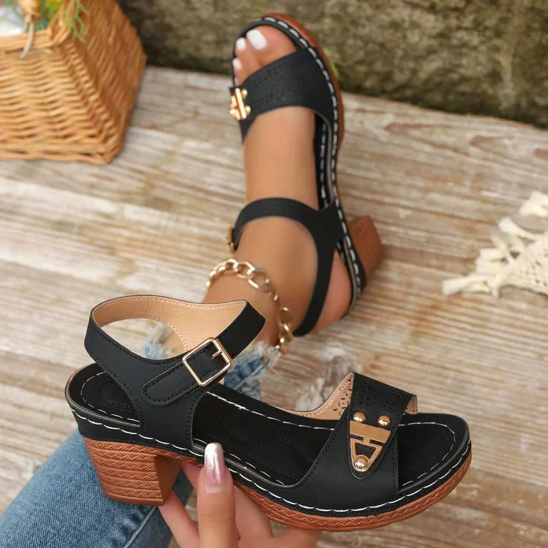 👡🥰 Women's Chunky Heel Sandals