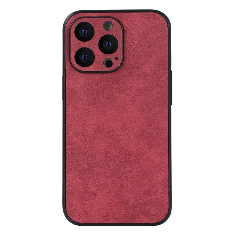 Capacul carcasei cu piele de miel cu patru pachete pentru iPhone
