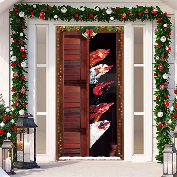 🎄Early Xmas Sales 🎅-Christmas 2025 Front Door Decoration🎅