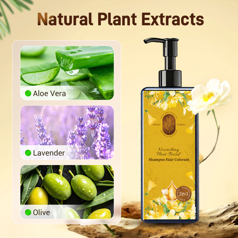 š„Pure Natural Plant Extractš„Nurturing Herbal Hair Color