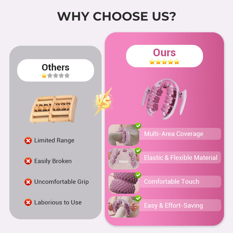 🔥 Leg Massager Roller - Ultimate Muscle Relief|Buy 3 Get 1 Free💆♀️✨