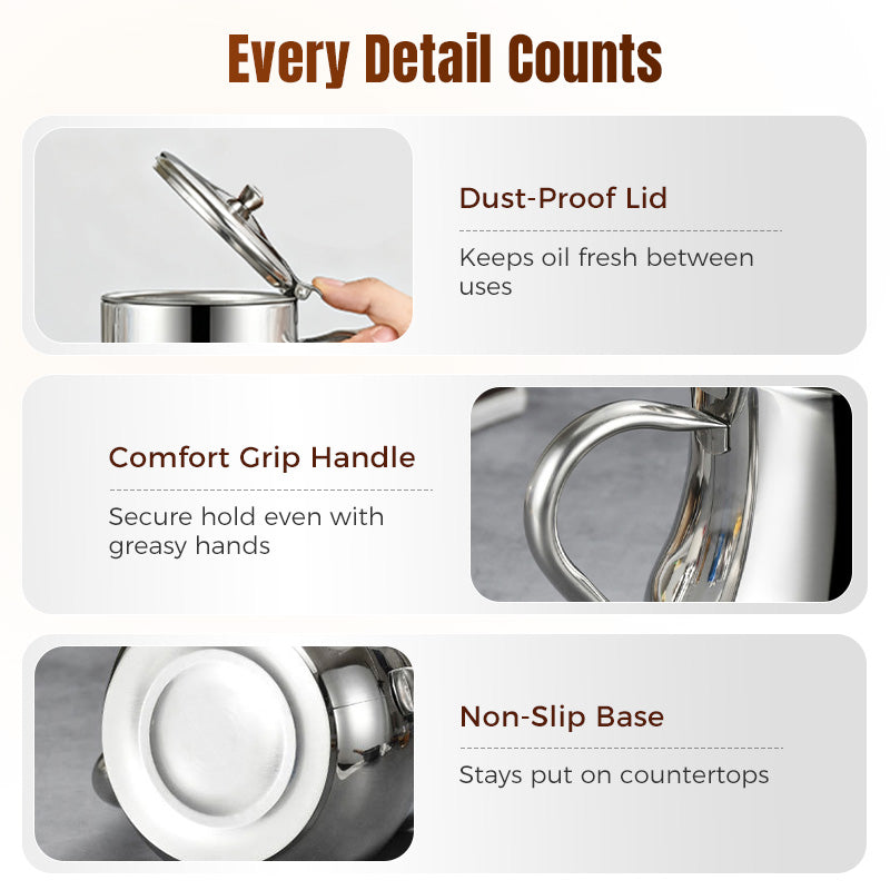 š„Limited-Time Promotionš„Stainless Steel Oil Filter Pot