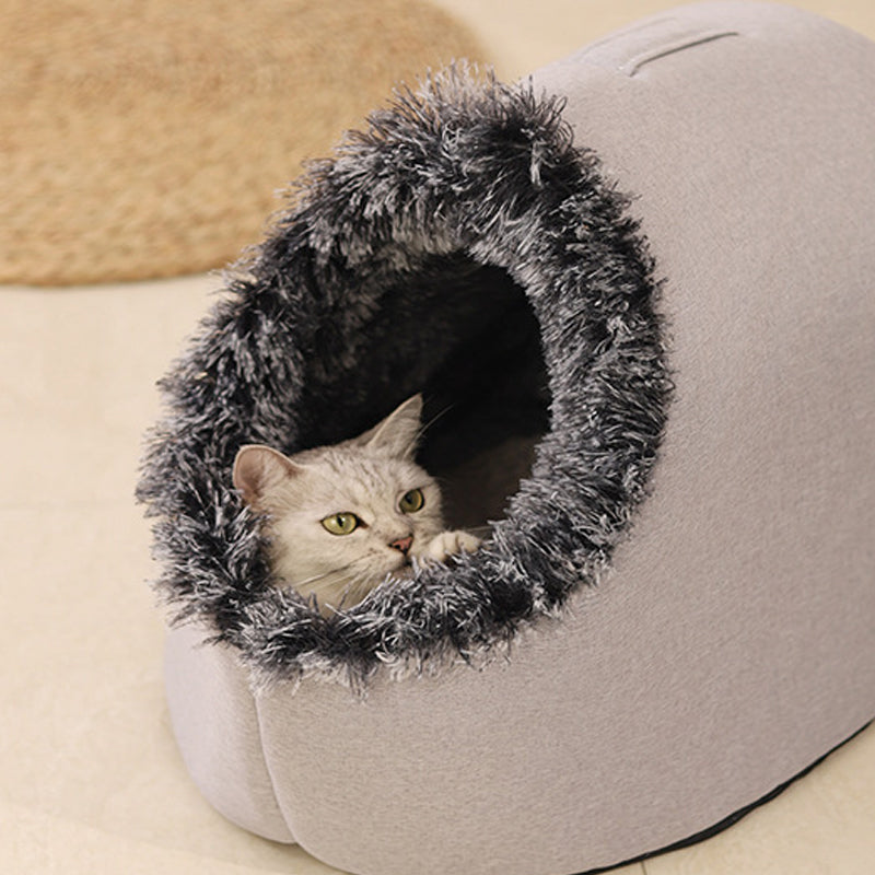 💥Hot sale 🐶🐱Pet Cozy Warm Cave Bed