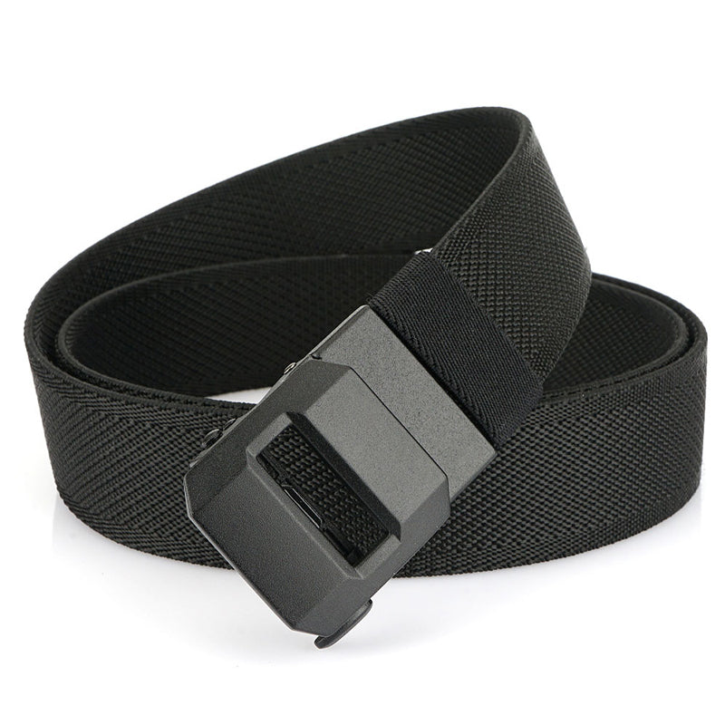 Automatic Buckle Stretch Nylon Belt For Men