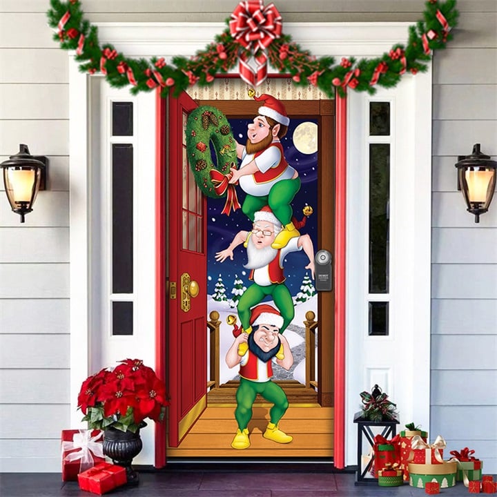 🎄Early Xmas Sales 🎅-Christmas 2025 Front Door Decoration🎅