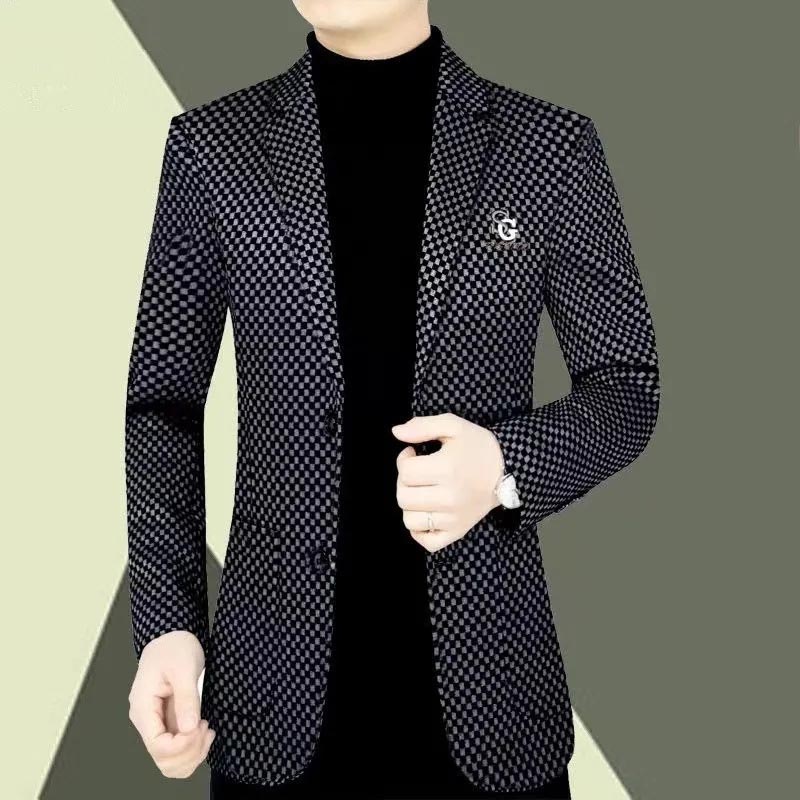 🔥New Hot Sale🔥Men's Slim-fit Casual Suit Jacket【Comfortable And Warm】