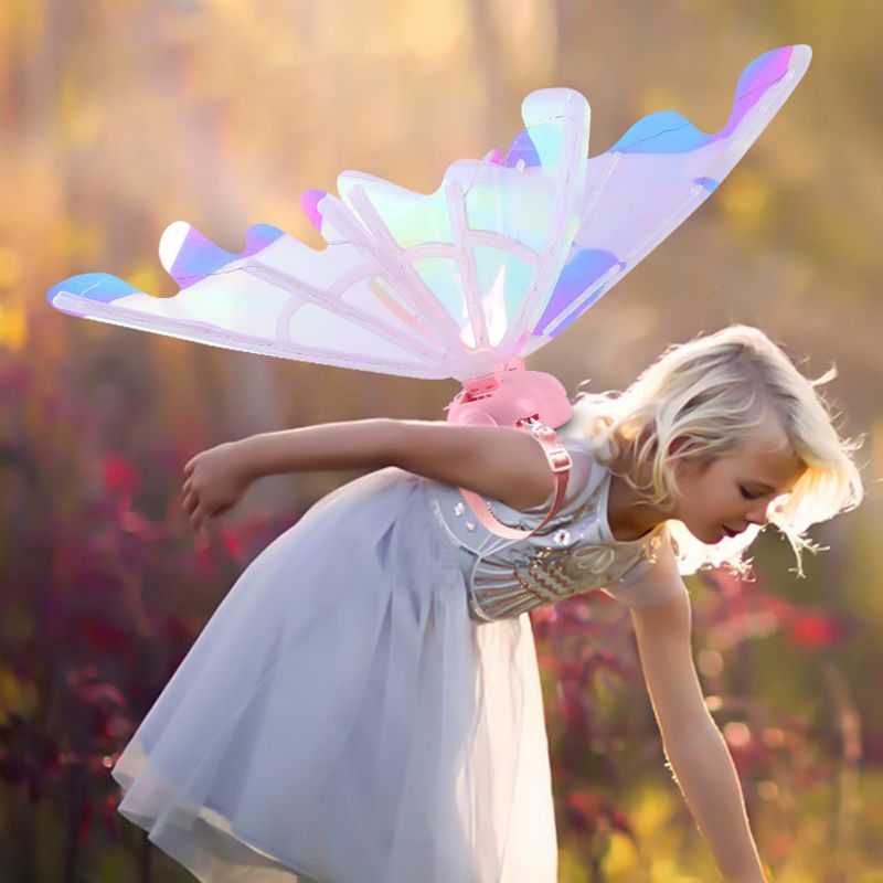 🔥Rechargeable Electric Fairy Wings with LED Lights and Music🧚♀️