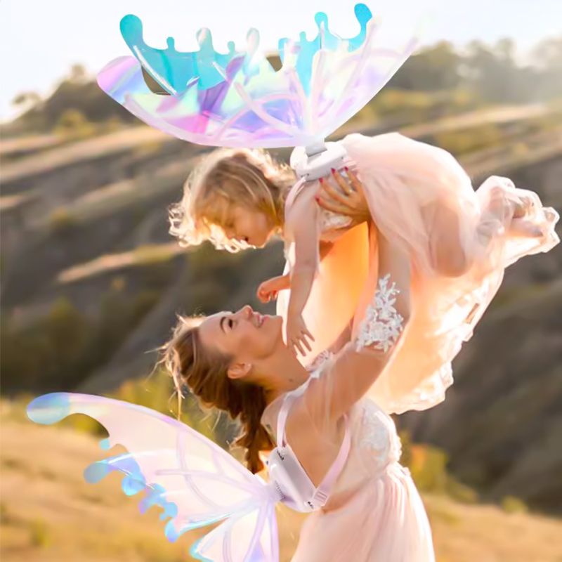 🔥Rechargeable Electric Fairy Wings with LED Lights and Music🧚♀️