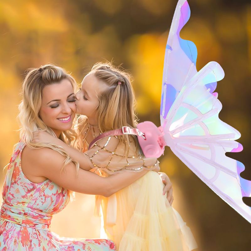 🔥Rechargeable Electric Fairy Wings with LED Lights and Music🧚♀️