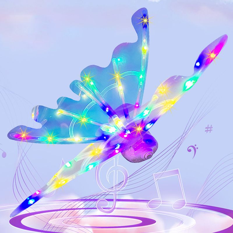 🔥Rechargeable Electric Fairy Wings with LED Lights and Music🧚♀️