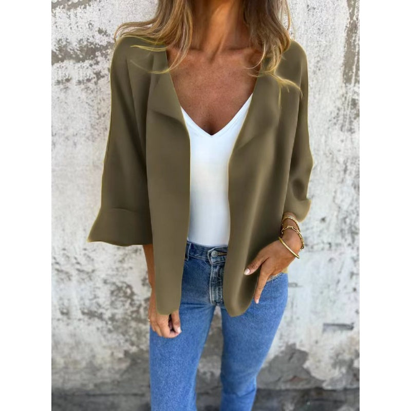 Chic Women's Casual Lapel Coat