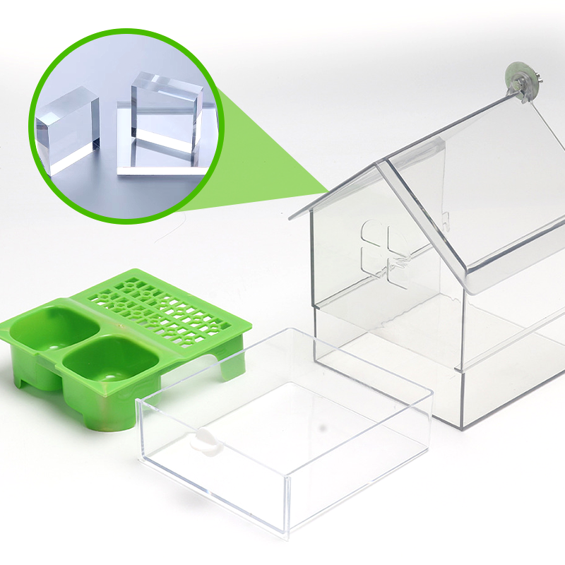 ๐Pull-Out External Parrot Feeder