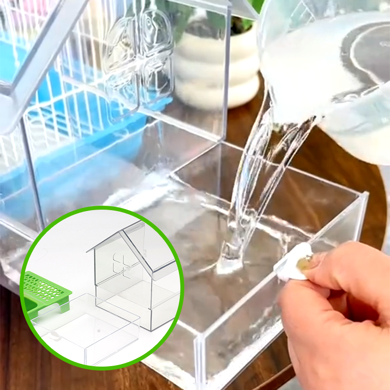 ๐Pull-Out External Parrot Feeder