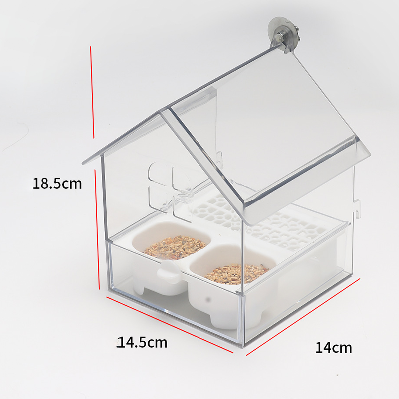 ๐Pull-Out External Parrot Feeder