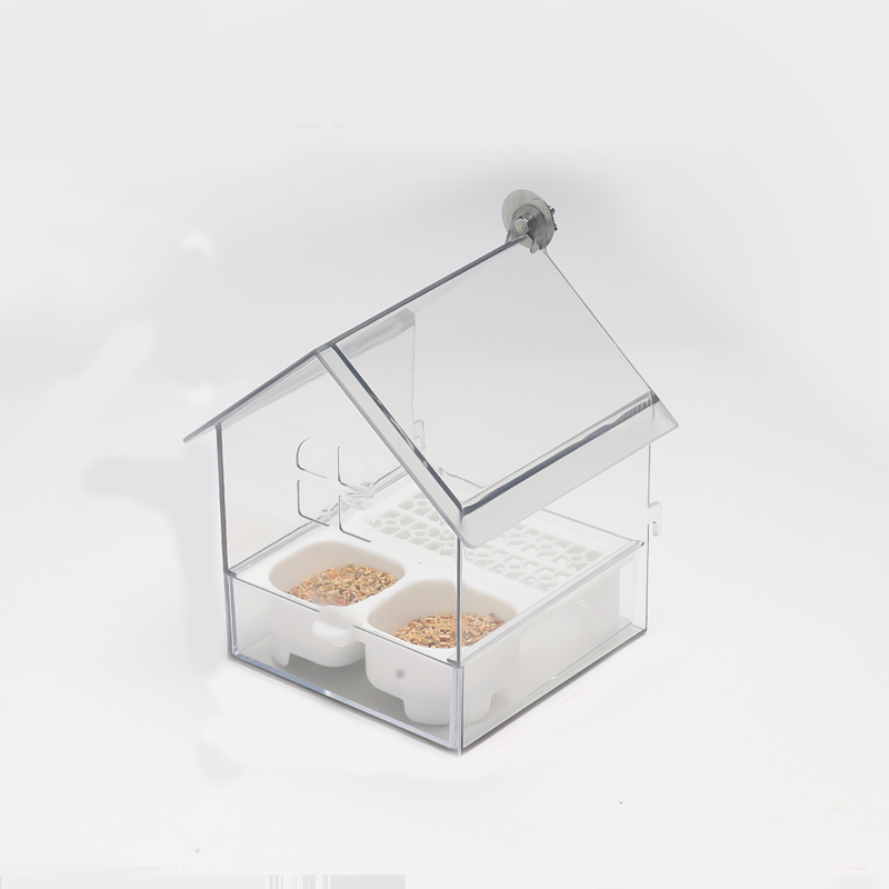 ๐Pull-Out External Parrot Feeder