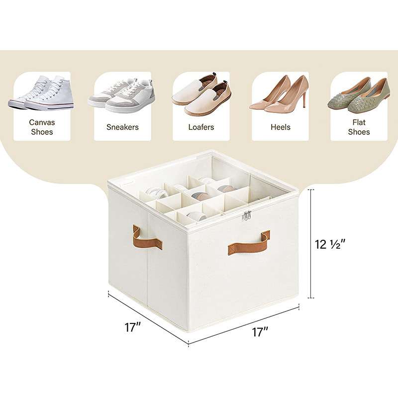 ๐ Transparent, Foldable PVC Shoe Box, Waterproof Shoe Organiser For The Office