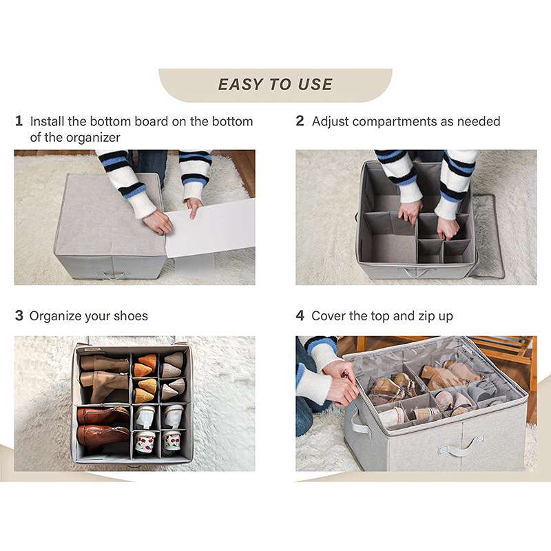 ๐ Transparent, Foldable PVC Shoe Box, Waterproof Shoe Organiser For The Office