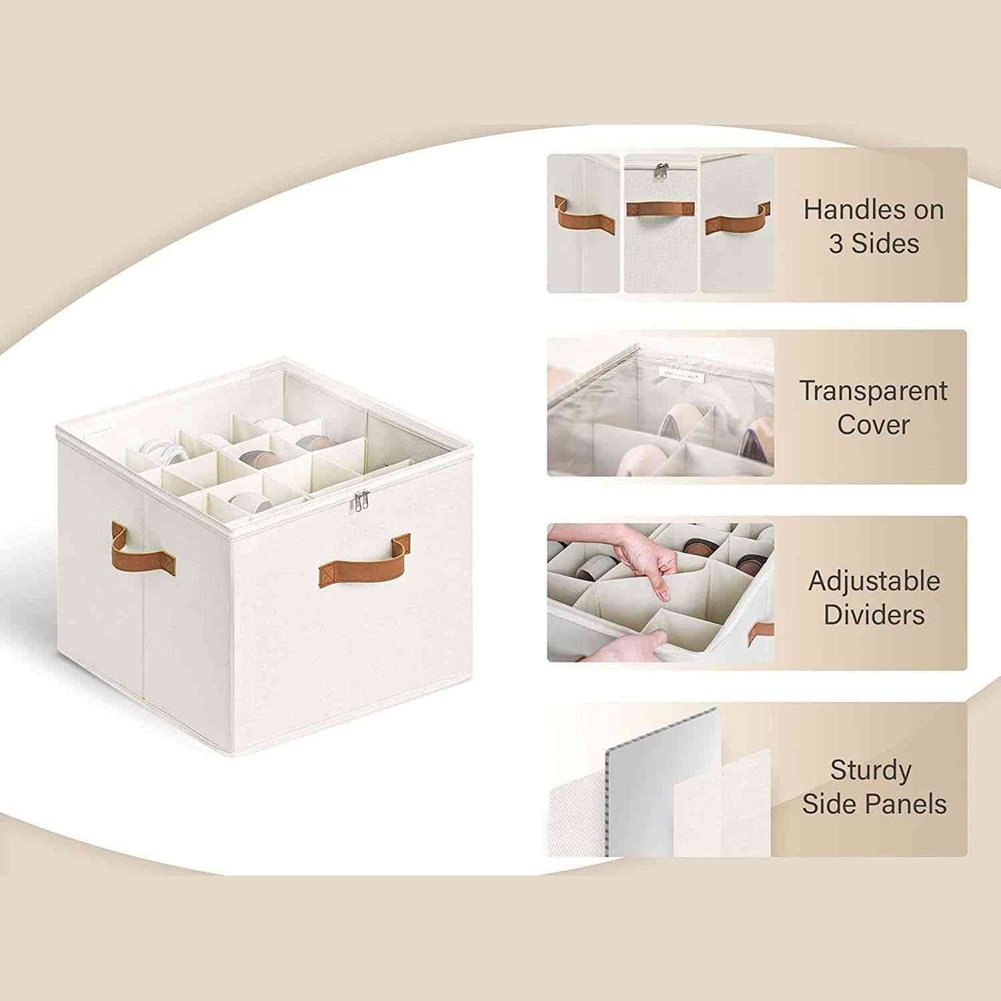 ๐ Transparent, Foldable PVC Shoe Box, Waterproof Shoe Organiser For The Office