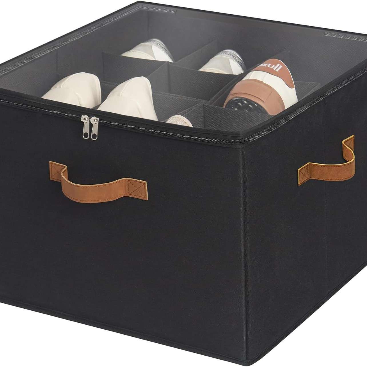 ๐ Transparent, Foldable PVC Shoe Box, Waterproof Shoe Organiser For The Office