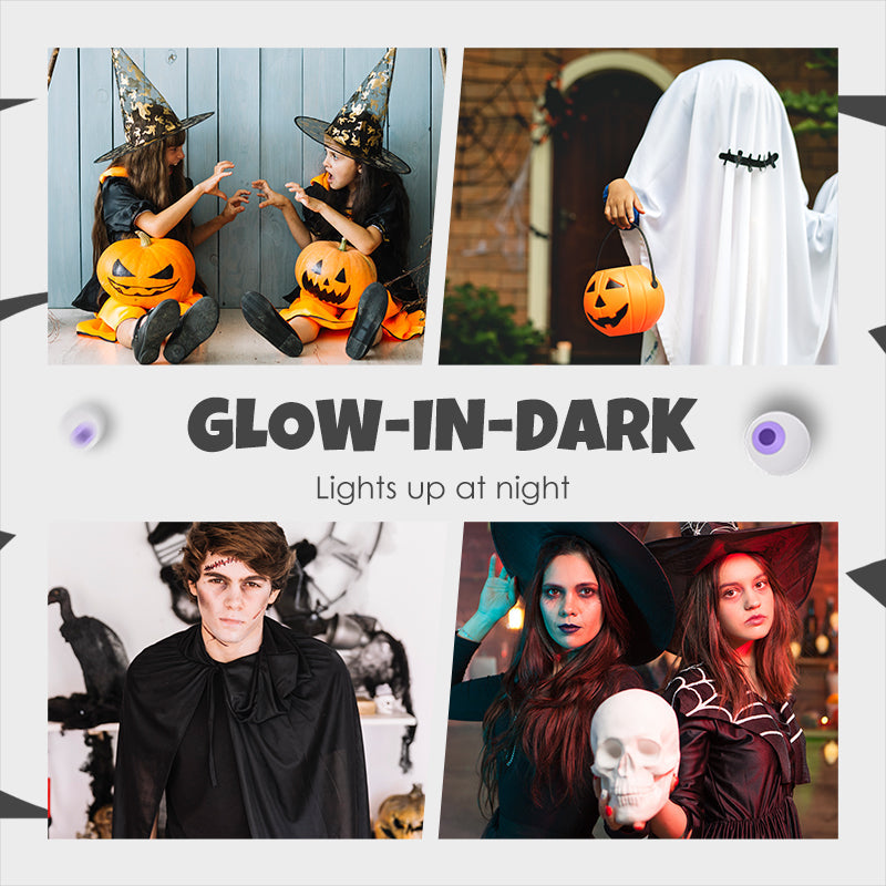 Glow-in-Dark Skeleton Costume for Halloween💀