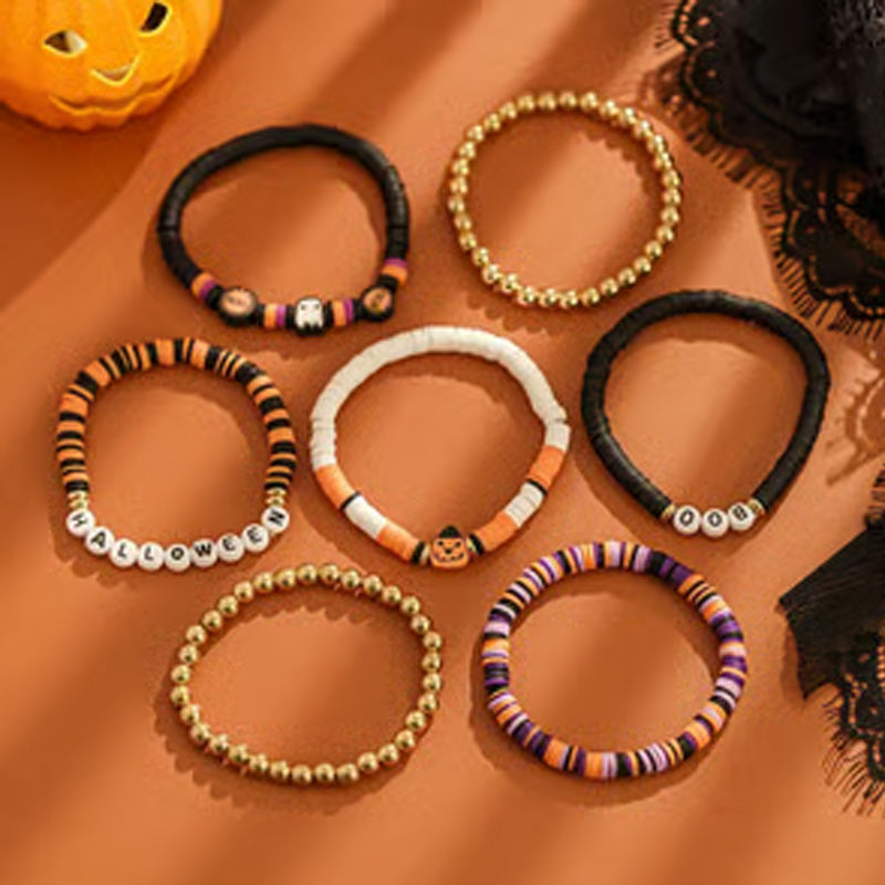 7-Piece Ambiance Halloween Bracelet Set
