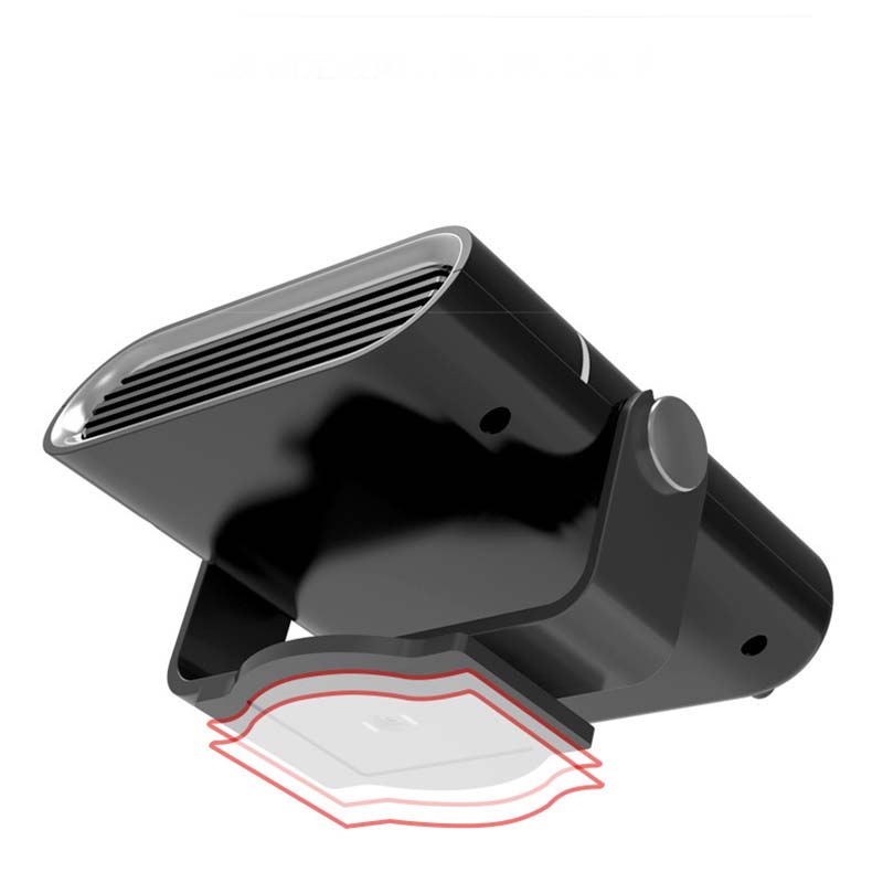 2-in-1 Portable Car Heater with 360° Rotation