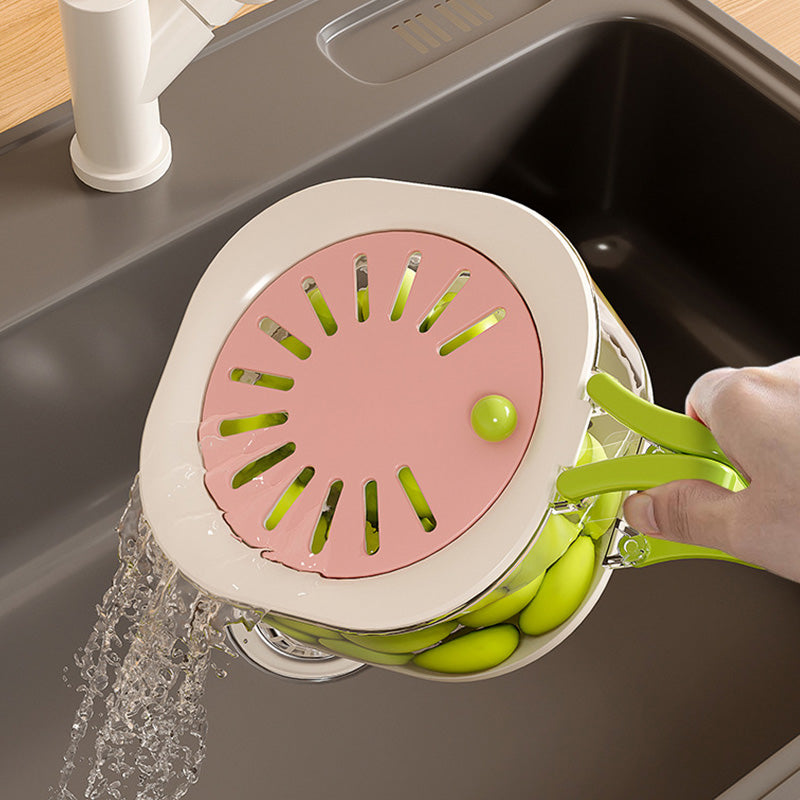 2 in 1 Draining Basket with Lid