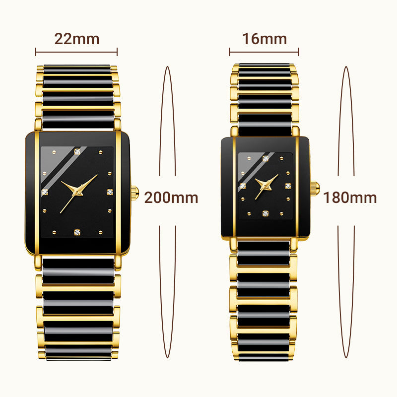 Fashion Casual Versatile Square Watch