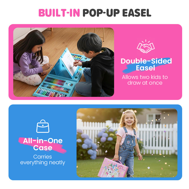 💗Deluxe 6-In-1 Art Creativity Set🎁The Best Present For Kids