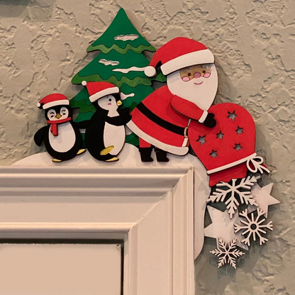 🎅⛄Fun Decorations For Christmas Door Frames🦌⛄