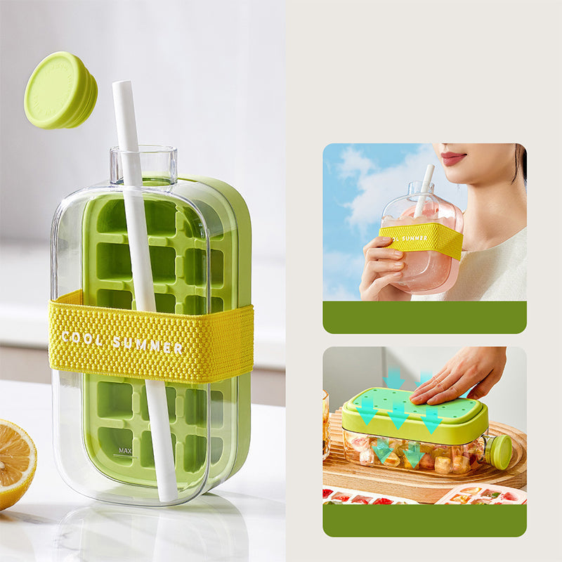 🧊Summer Hot Sale🔥Press-To-Cold Ice Cube Mold & Kettle