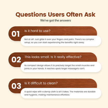 Bian Stone Finger & Palm Roller Massager