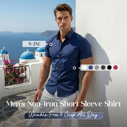 👔 Men's Non-Iron Shirts – No Ironing, Wrinkle-Free & Comfortable All Day!