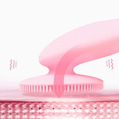 ✨Ultrasonic Vibration Massage Silicone Facial Cleansing Brush
