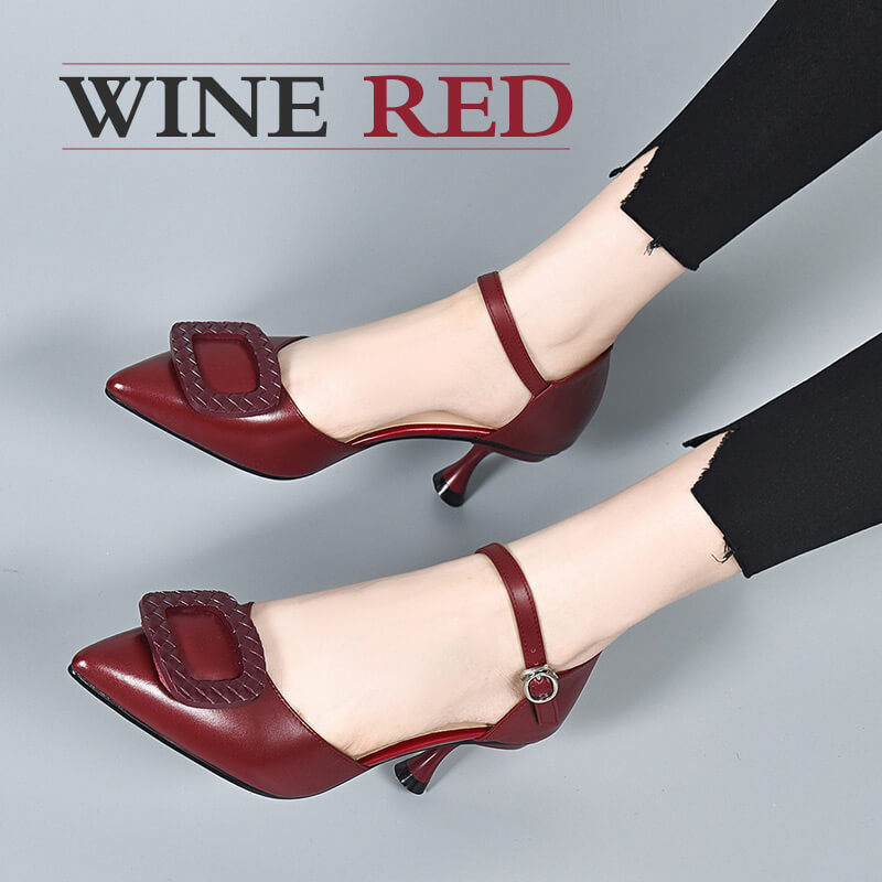 【🎁Mother's Day Gift】Pointed Toe High Heel Closed Toe Sandals