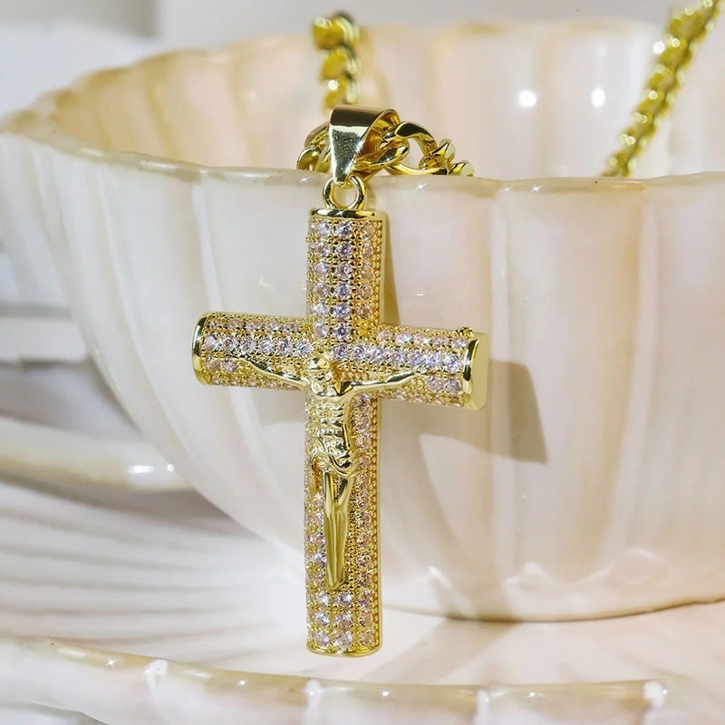 🎁✝️Jesus Crucifix Pendant Necklace