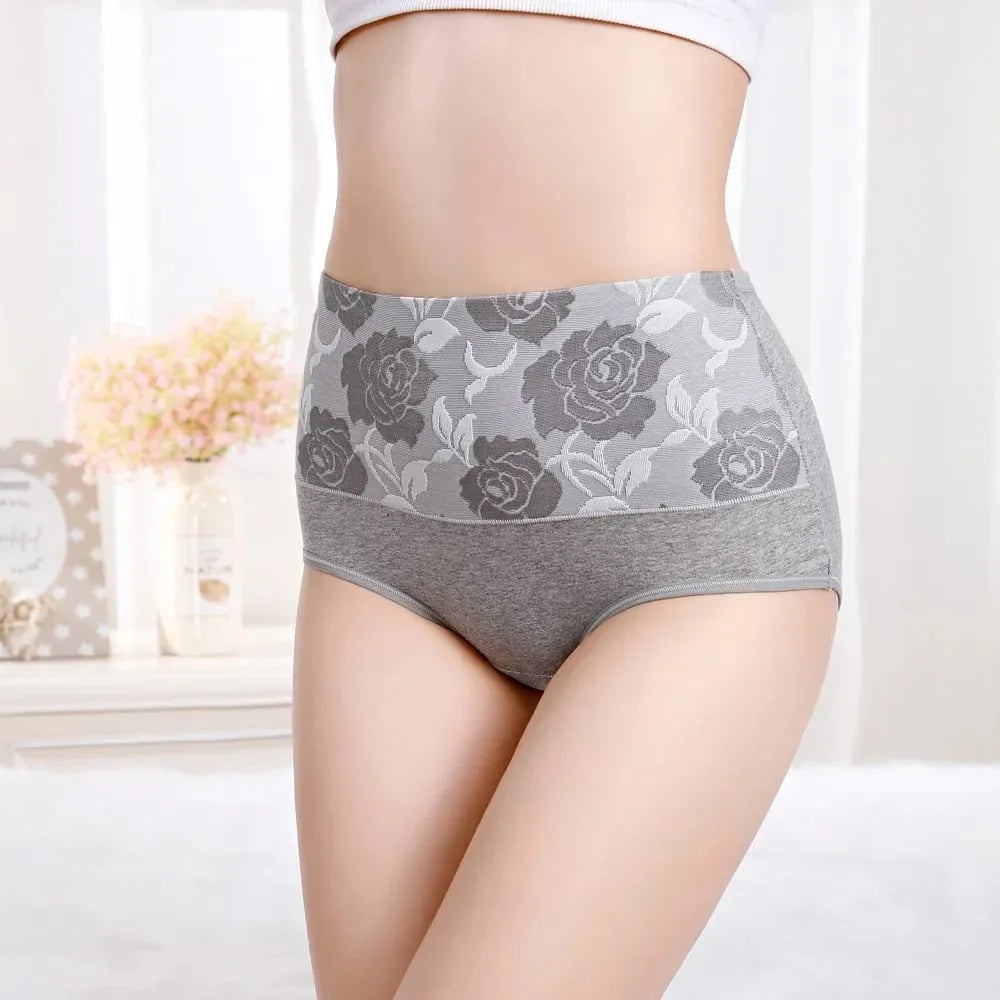 ✨ BUY 5 GET 5 FREE✨Cotton High Waist Abdominal Slimming Hygroscopic Antibacterial Underwear
