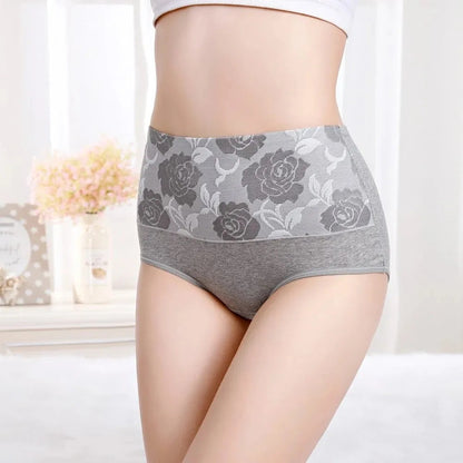 ✨ BUY 5 GET 5 FREE✨Cotton High Waist Abdominal Slimming Hygroscopic Antibacterial Underwear