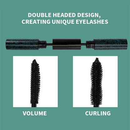 2-In-1 Waterproof Long Lasting Black Mascara