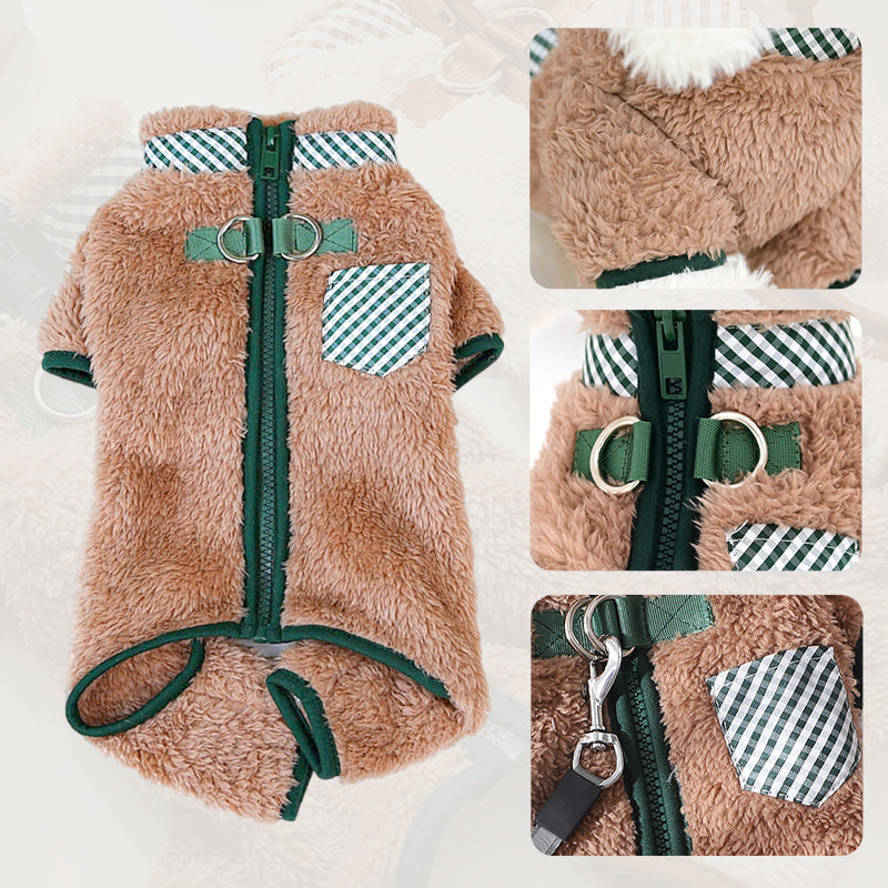 Winter Cozy Dog Coat with D-rings （Great Sale⛄BUY 2 Get 5% OFF）