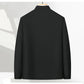 Men's Standing Collar Zipper Casual Jacket