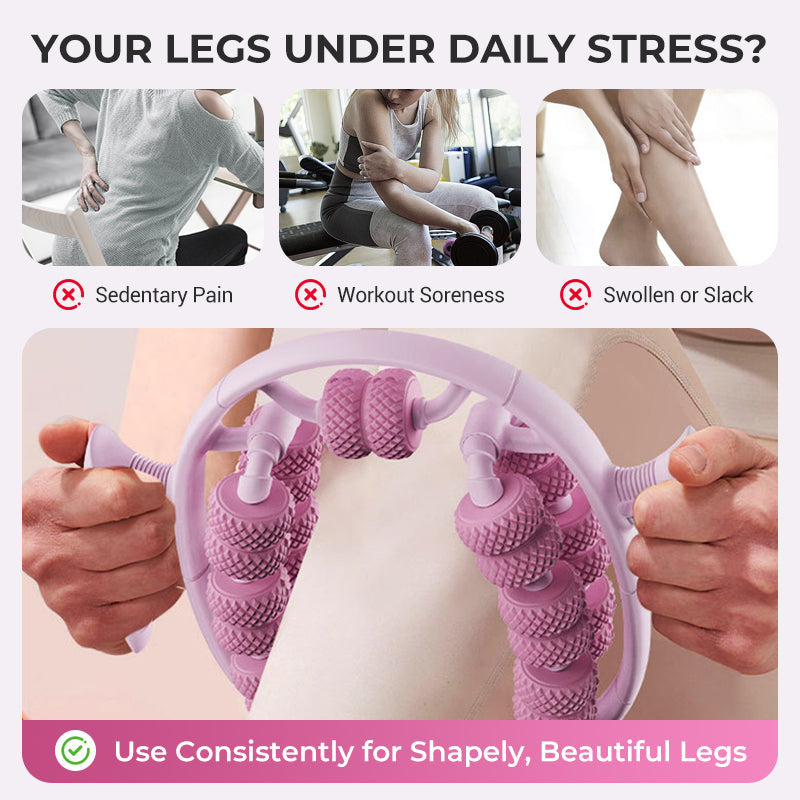 🔥 Leg Massager Roller - Ultimate Muscle Relief|Buy 3 Get 1 Free💆‍♀️✨