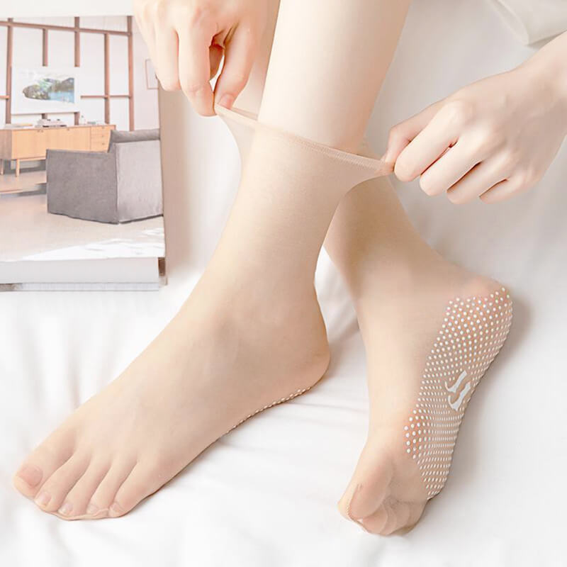 💞Non-slip and invisible crystal silk socks（Great Sale⛄BUY 2 Get 5% OFF）