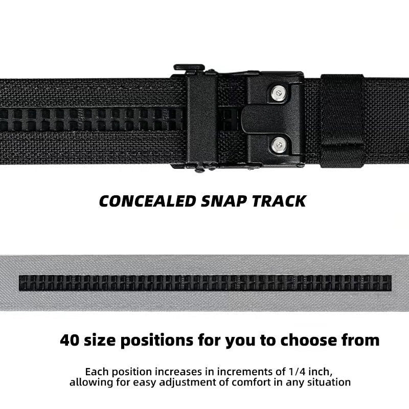 Automatic Buckle Stretch Nylon Belt For Men