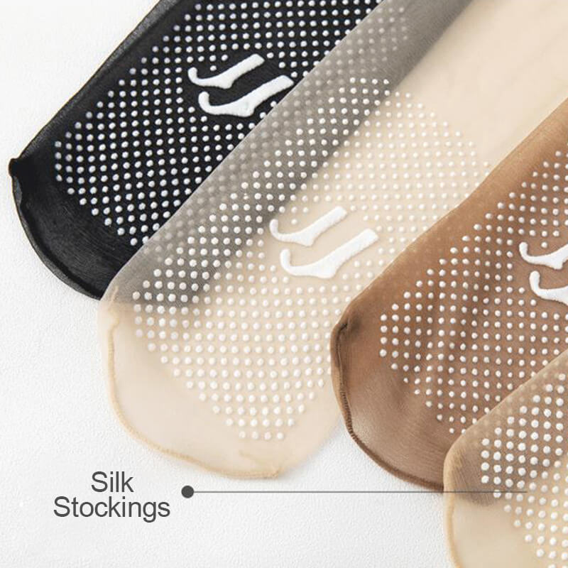 💞Non-slip and invisible crystal silk socks（Great Sale⛄BUY 2 Get 5% OFF）