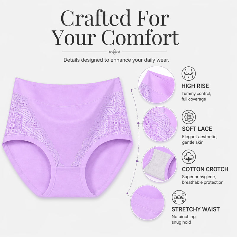 【🎁Mother's Day Gift】Plus Size High Waist Leak Proof Cotton Panties