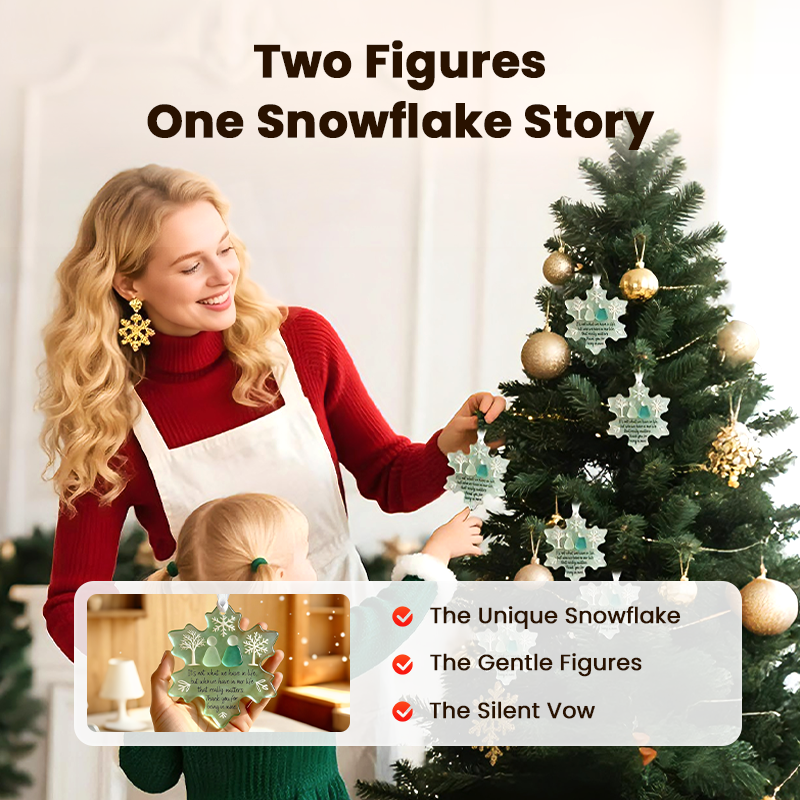 🎉 2026 Sale — Over 20,800 Sold!❄ Snowflake-Shaped Sea Glass Friendship Decor – Handcrafted ✨